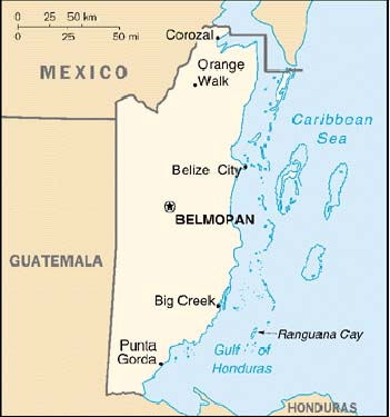 Belize map